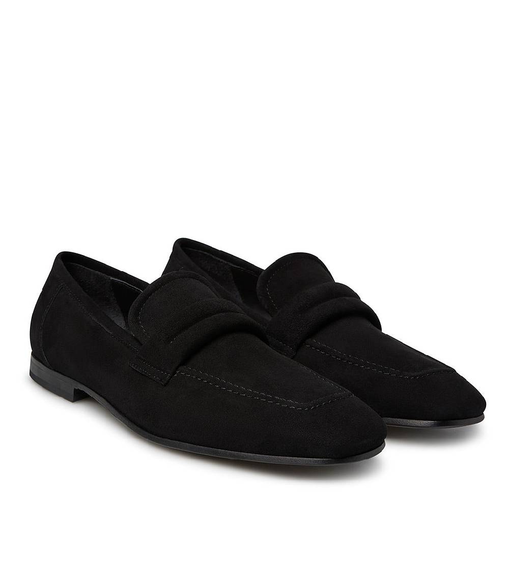 Loriblu Mocassino in camoscio nero Vendita