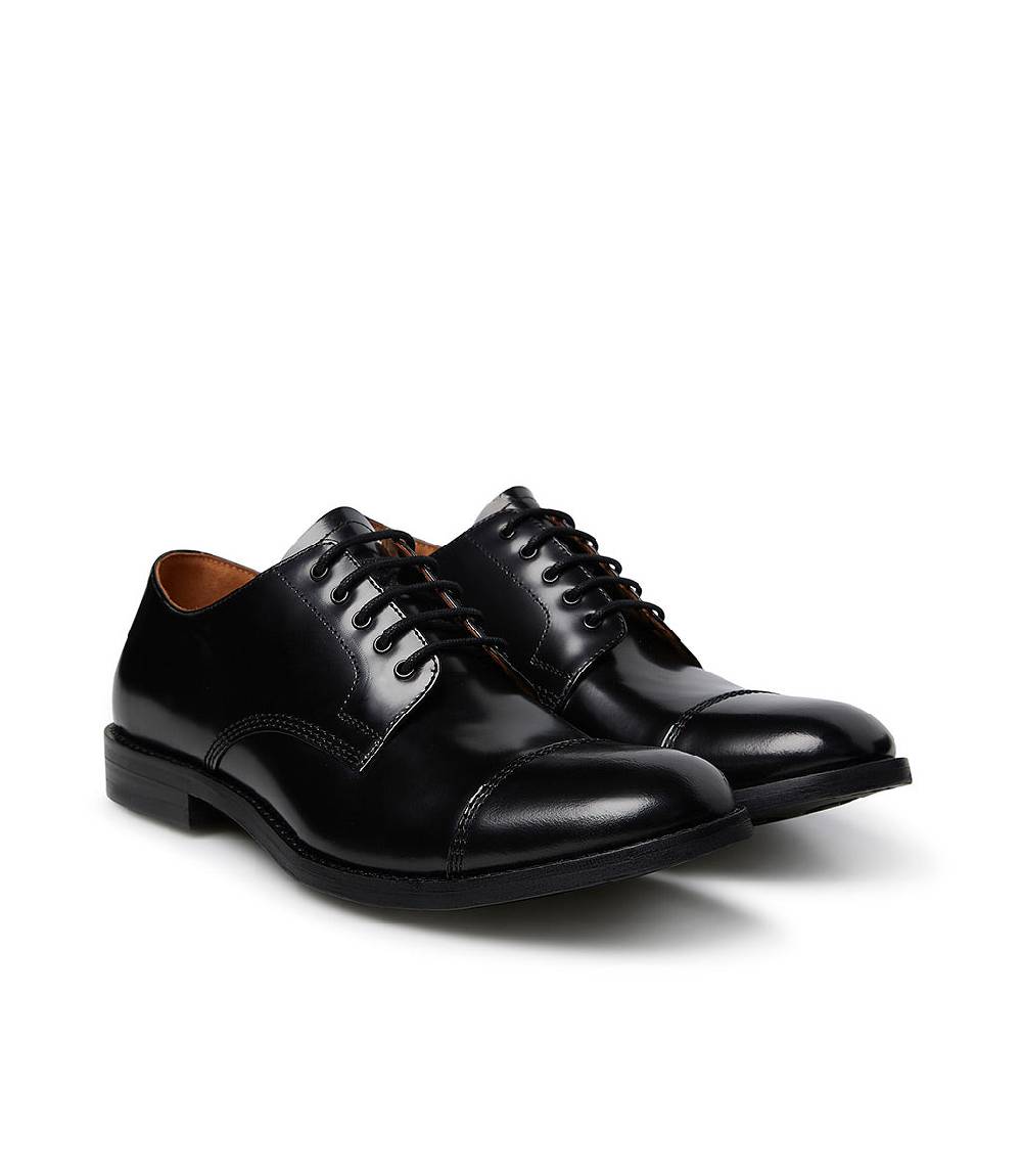 Loriblu Oxford in vitello spazzolato nero Acquista Ora