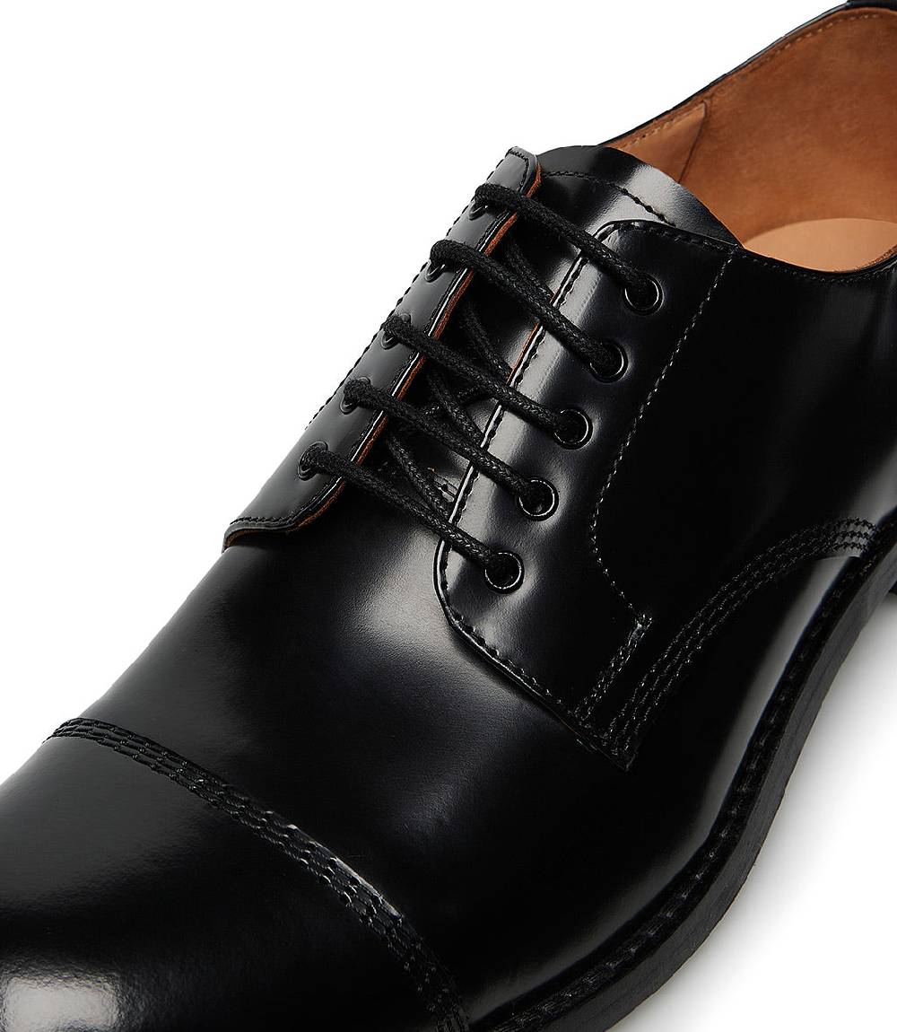 Loriblu Oxford in vitello spazzolato nero Acquista Ora