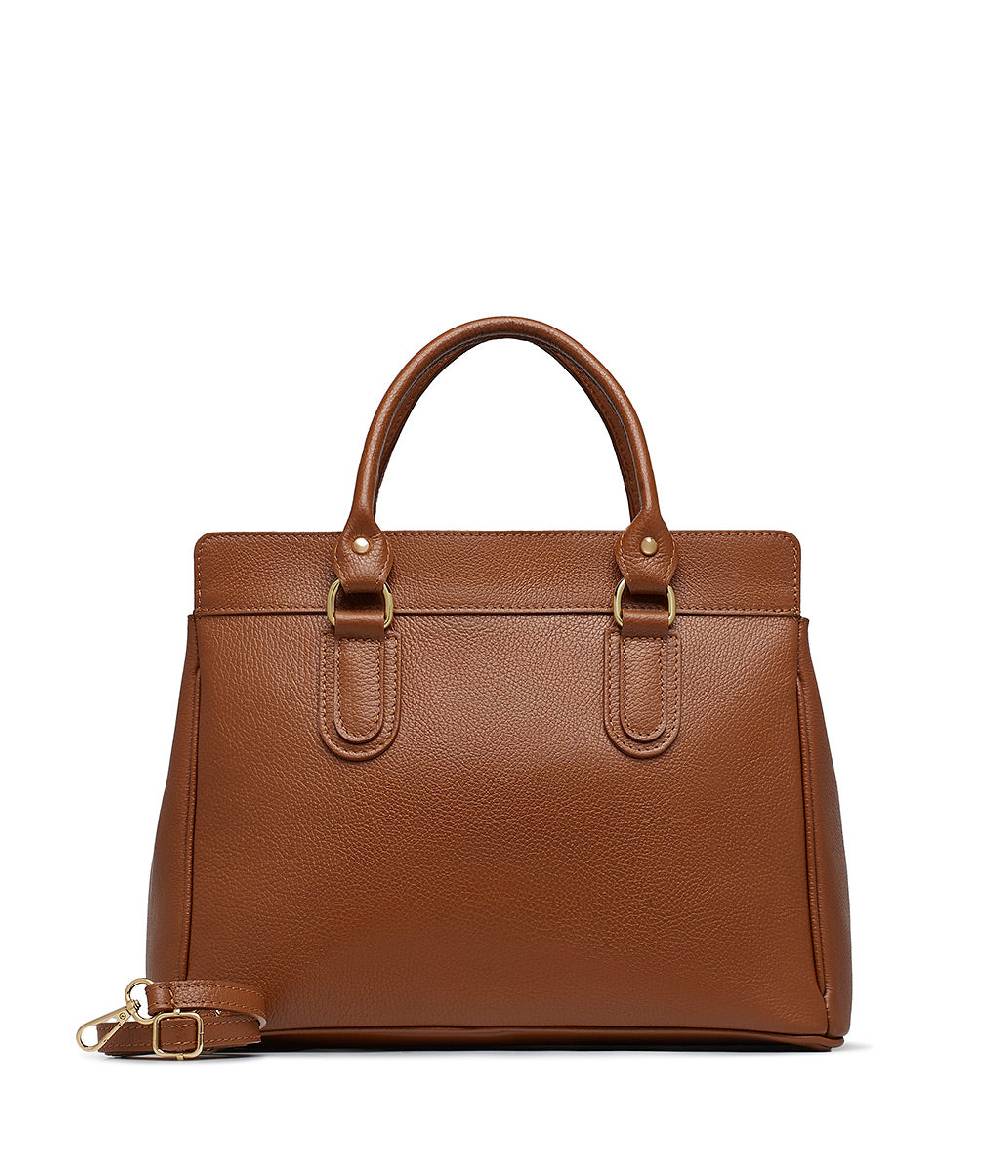 Loriblu Borsa tote in pelle testurizzata marrone Novità
