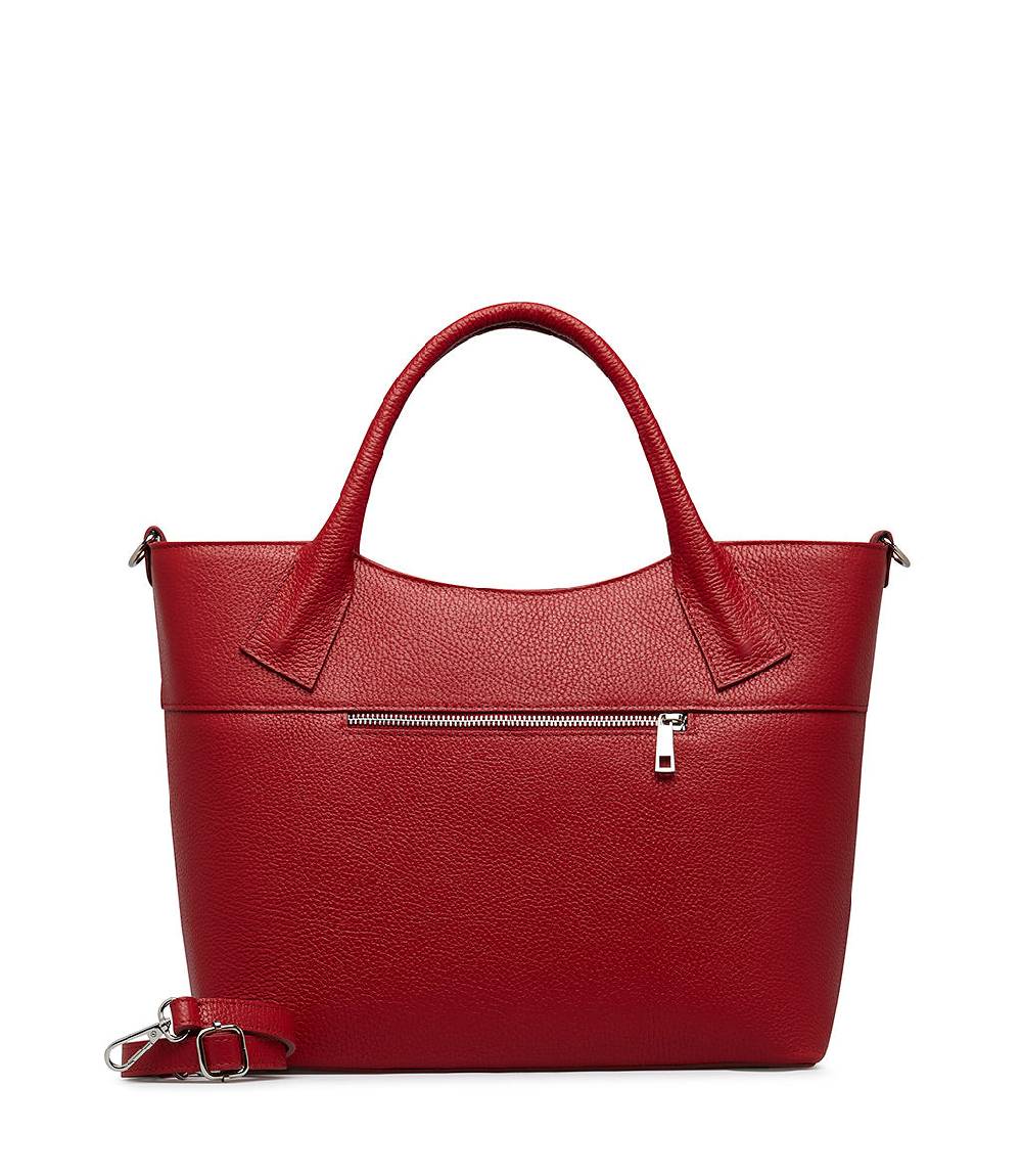 Loriblu Borsa tote bordeaux in pelle stampata Offerta