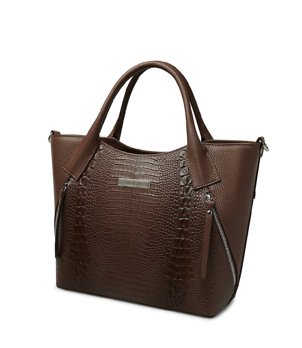 Loriblu Borsa tote cuoio in pelle stampata Economico