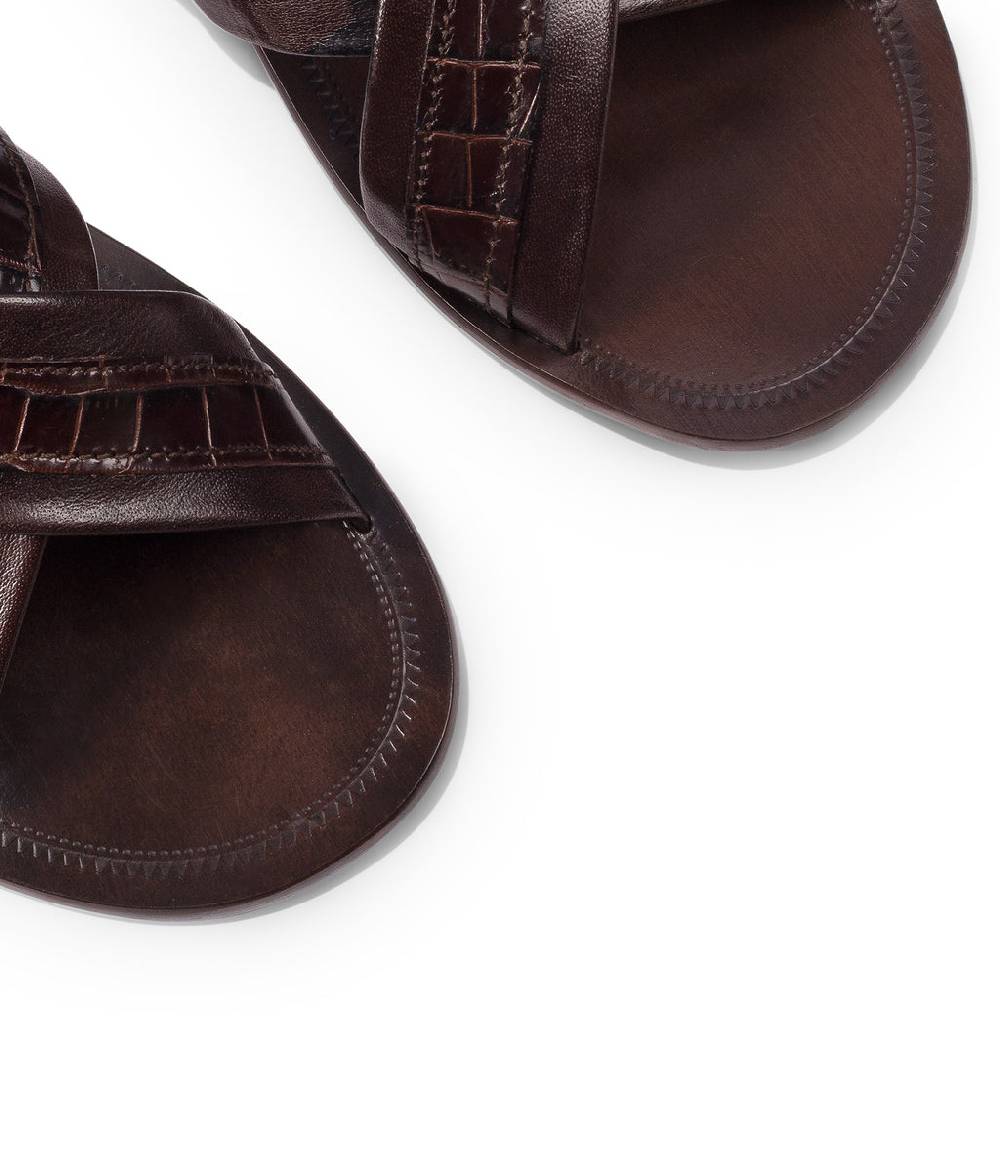 Loriblu Sandali in pelle marrone Negozio