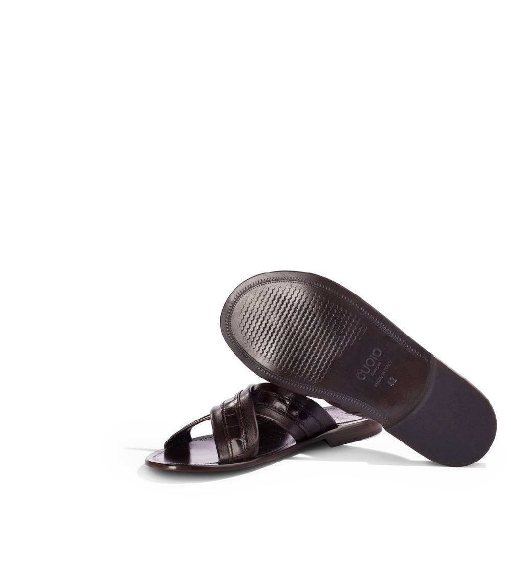 Loriblu Sandali in pelle marrone Negozio