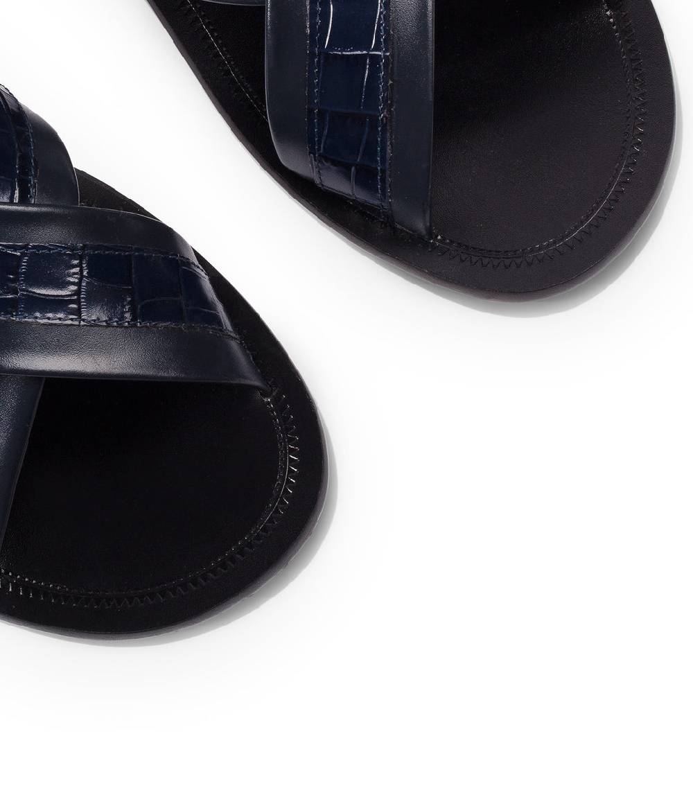 Loriblu Sandali in pelle blu scuro In Saldo