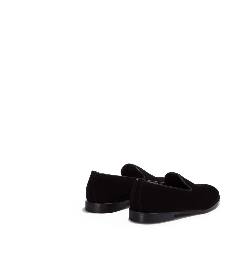 Loriblu Mocassini in camoscio nero Italia