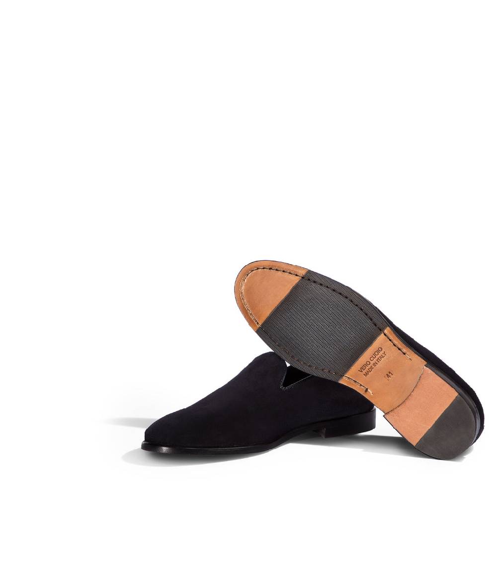 Loriblu Mocassini in camoscio blu Offerta esclusiva