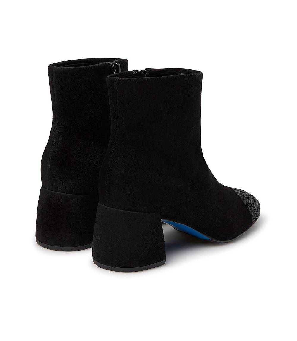 Loriblu Stivaletto camoscio nero con cristalli Negozi Online