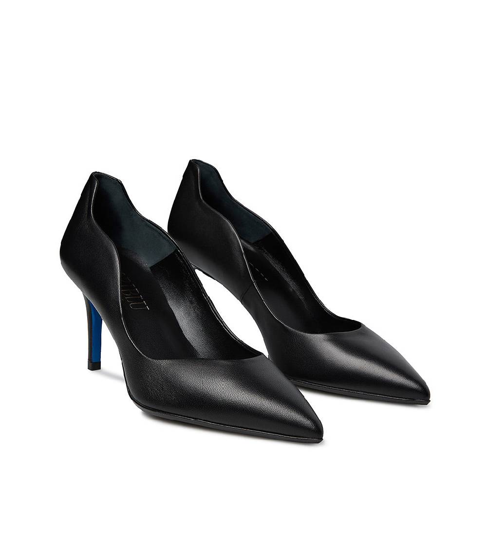 Loriblu Décolleté onda in nappa nero Presa