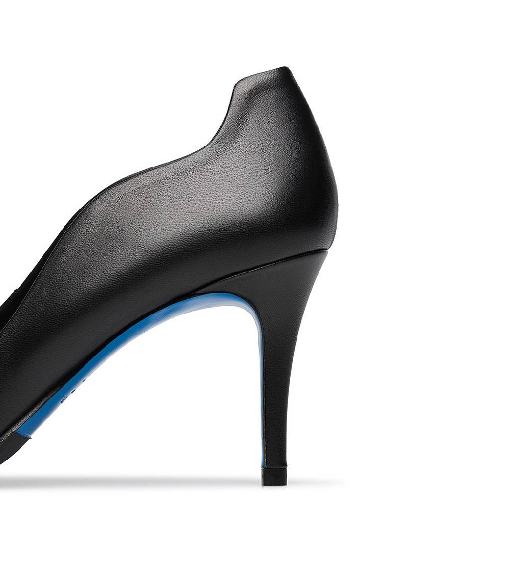 Loriblu Décolleté onda in nappa nero Presa