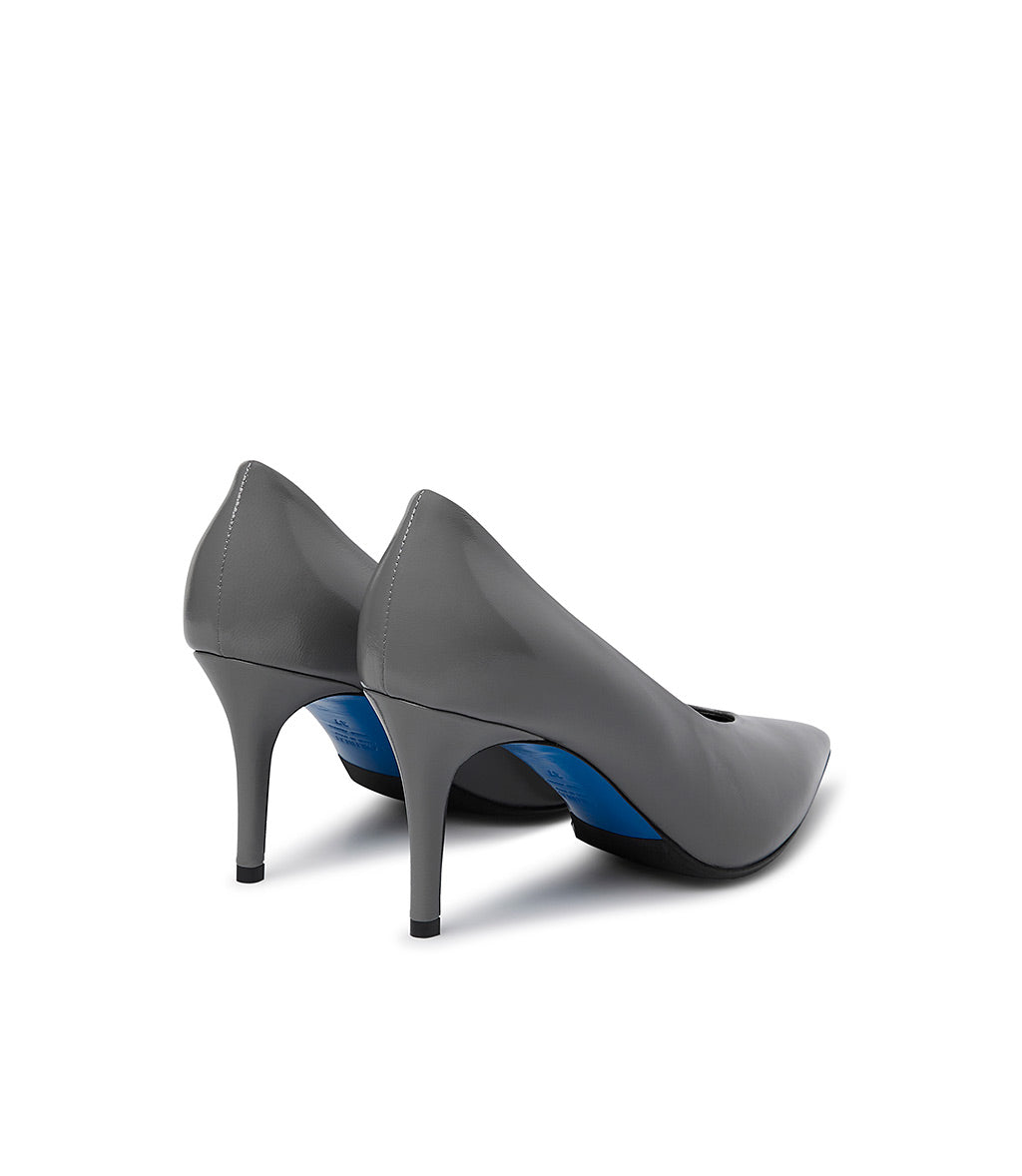 Loriblu Décolleté in pelle lucida grigia Saldi Di Fabbrica