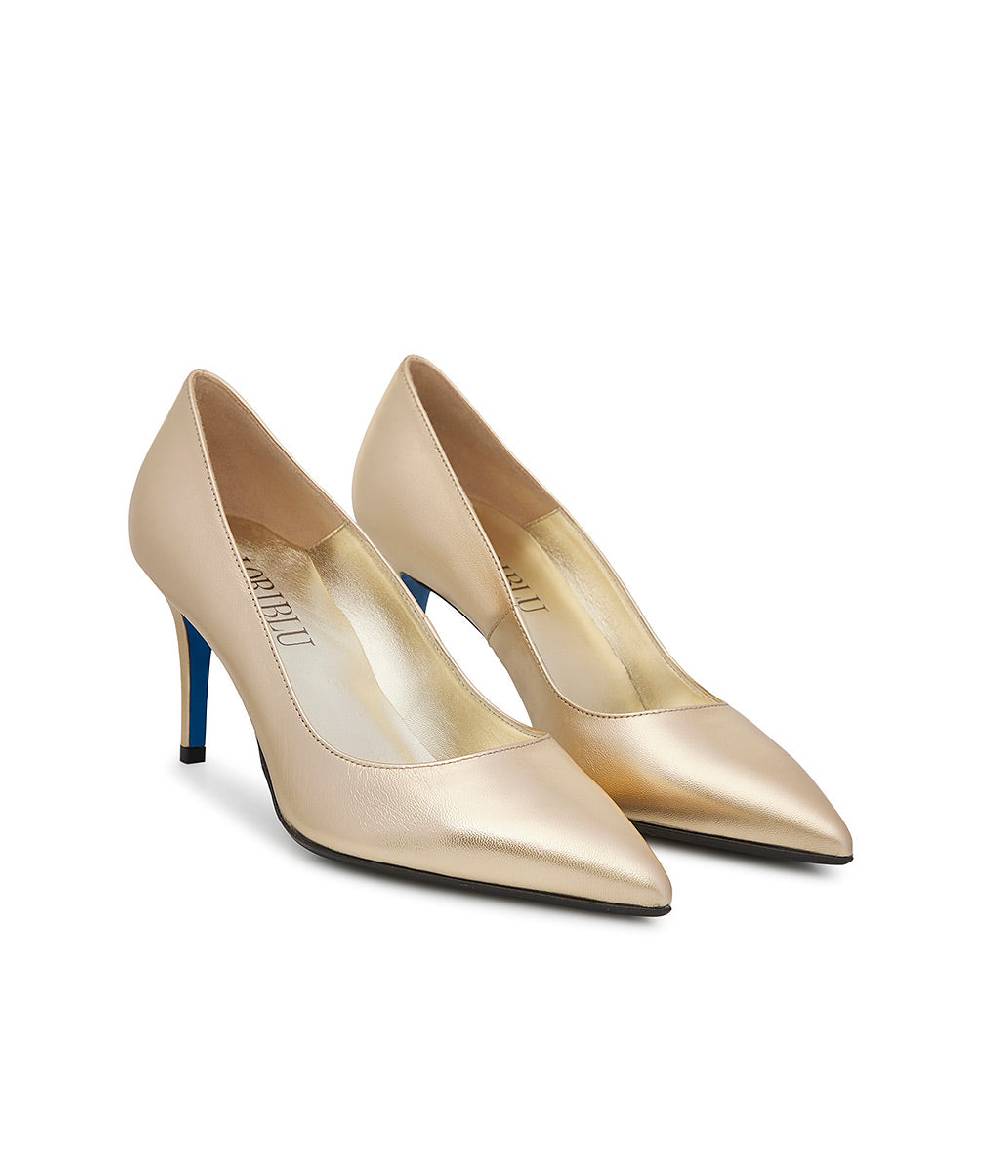 Loriblu Décolleté in nappa oro Vendite Flash