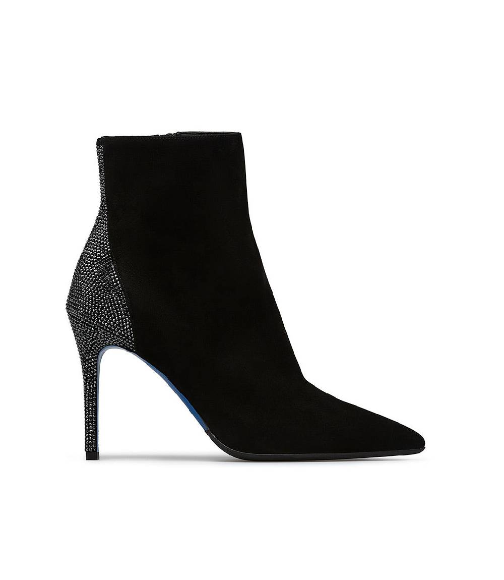 Loriblu Stivaletto gioiello in camoscio nero