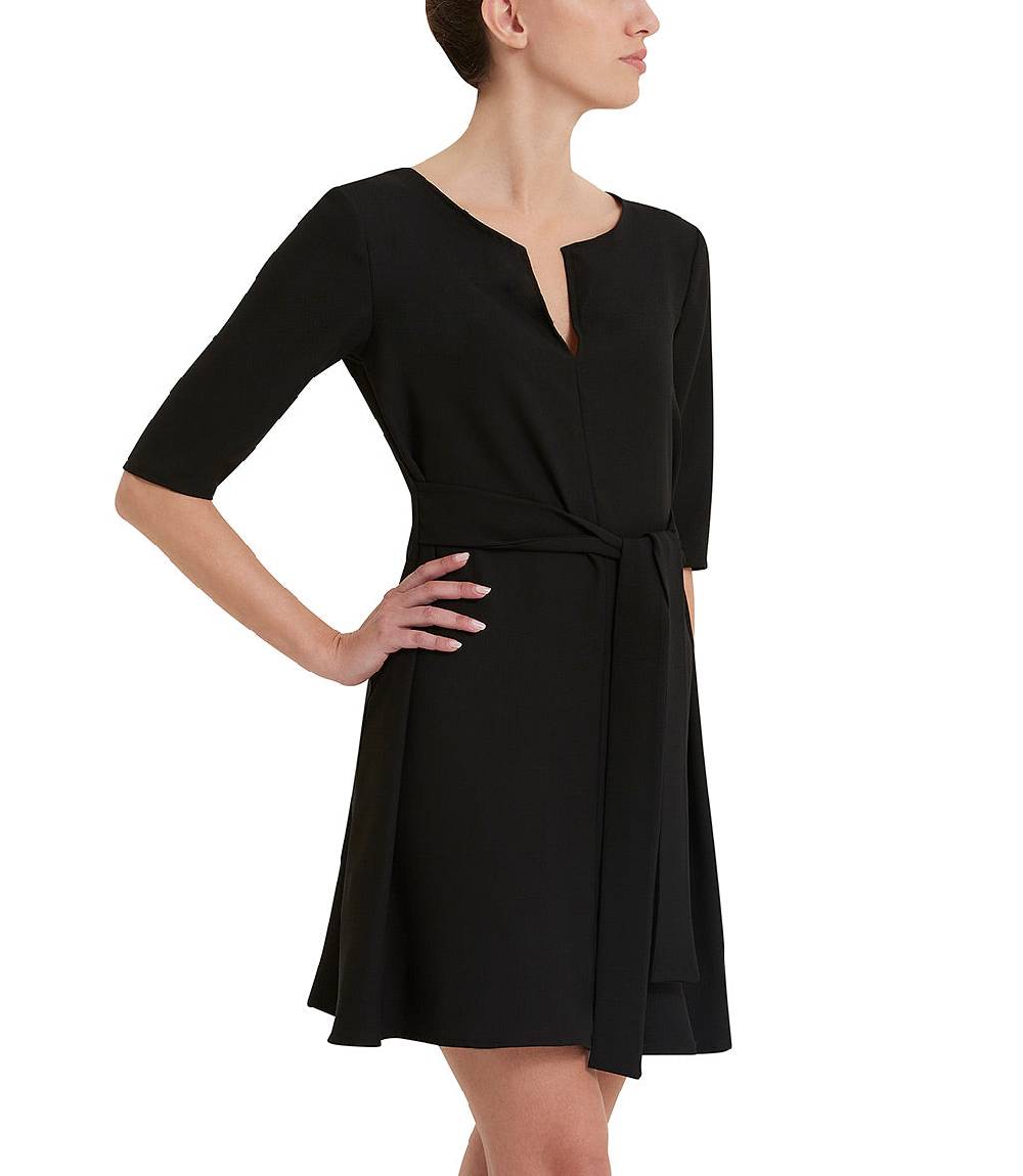 Loriblu Abito in cady corto nero Vendita