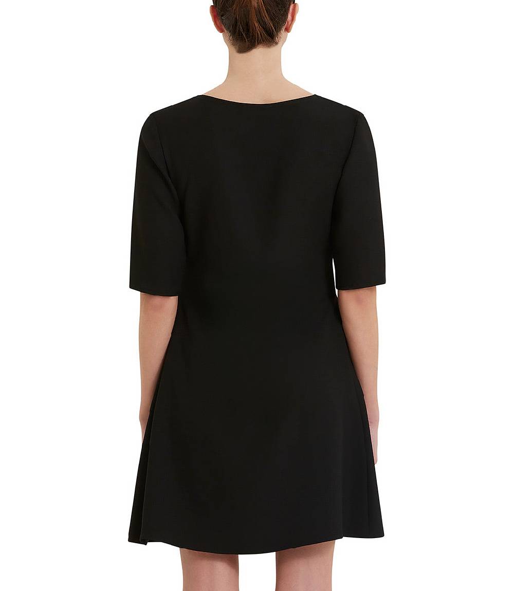 Loriblu Abito in cady corto nero Vendita