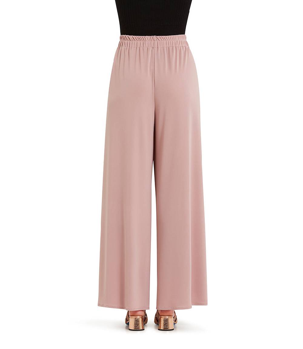Loriblu Pantalone palazzo rosa cipria Pezzi Unici