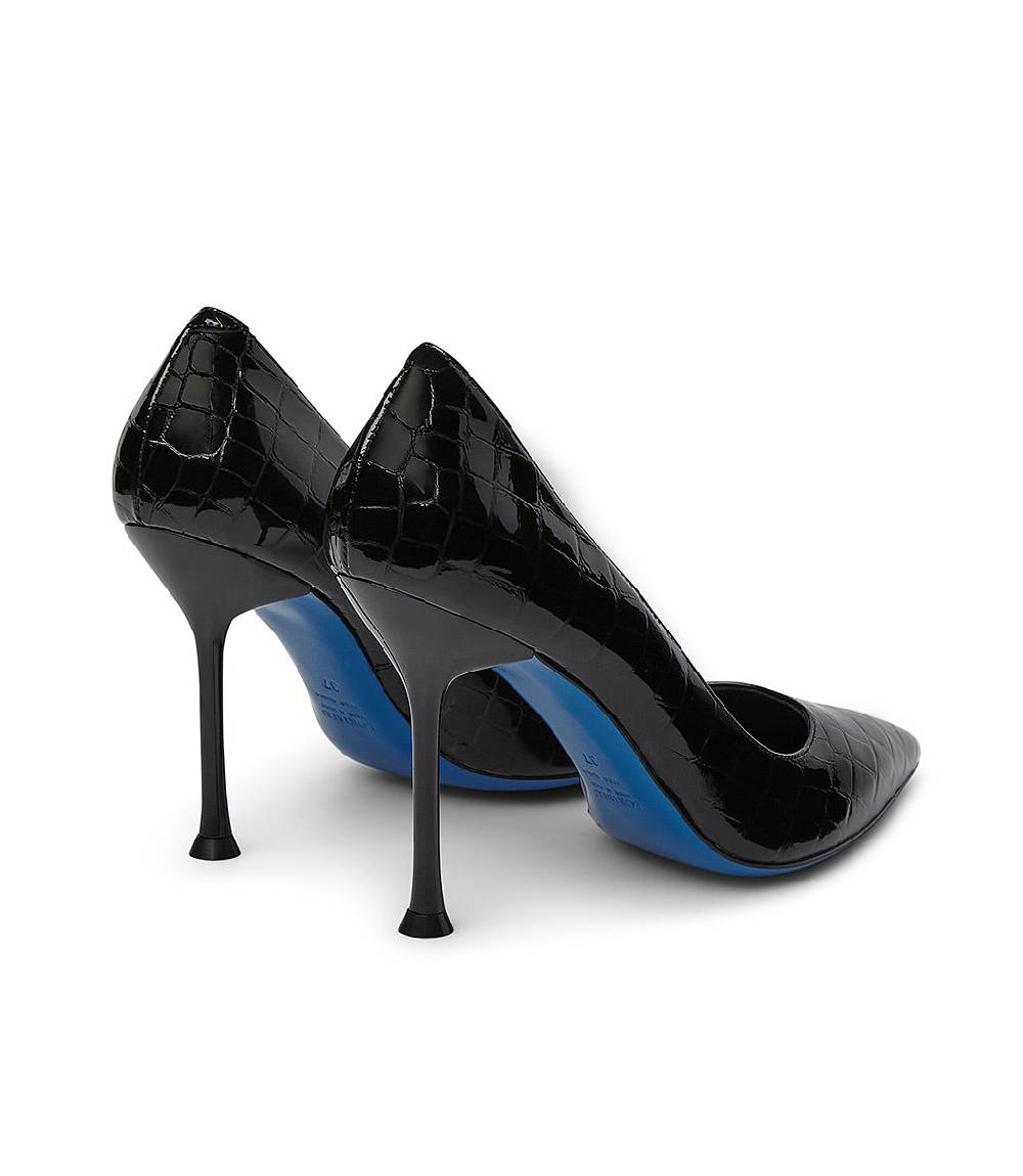 Loriblu Decollete in vernice testurizzata nera In Vendita