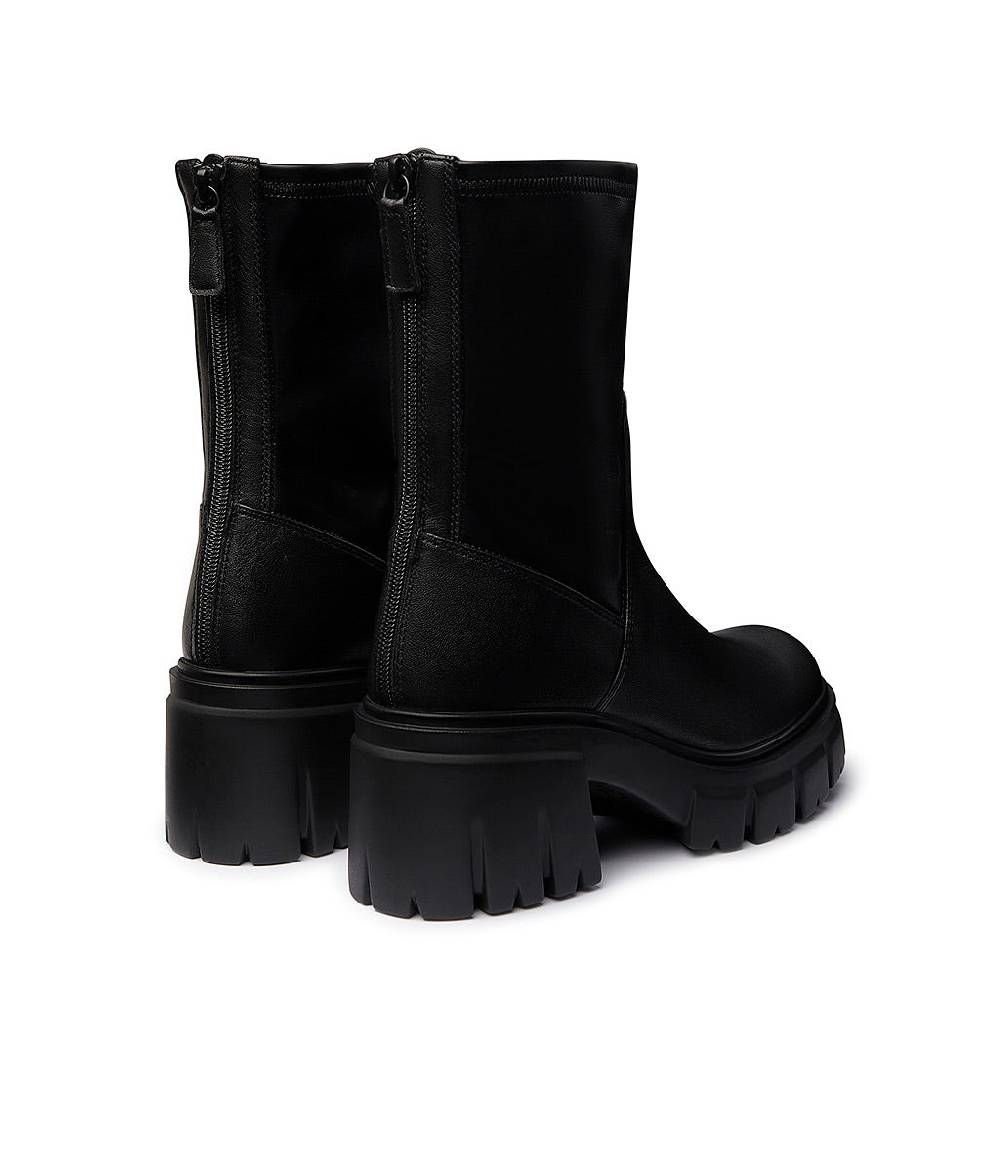 Loriblu Stivaletti in pelle nera Vendite Flash