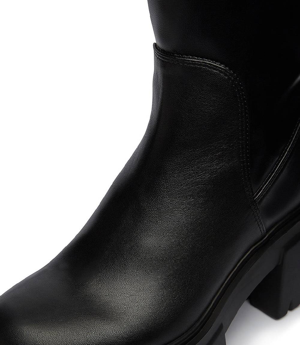 Loriblu Stivaletti in pelle nera Vendite Flash