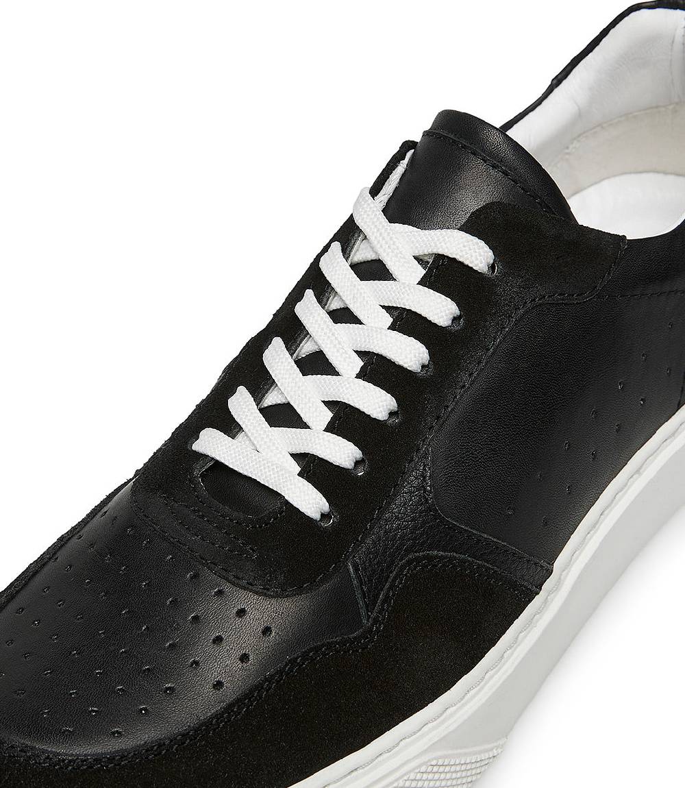 Loriblu Sneaker in pelle e camoscio nero Negozi Online