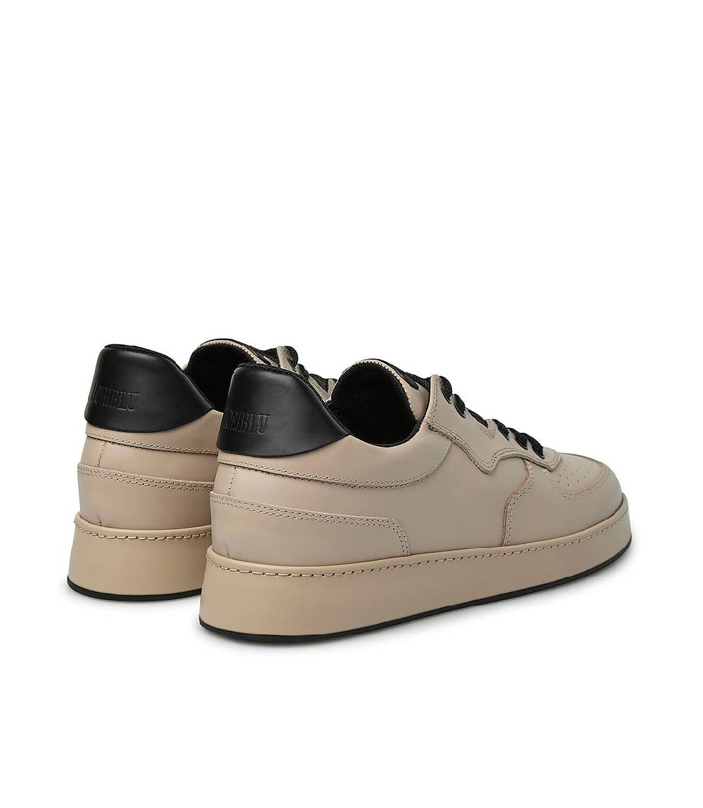 Loriblu Sneakers in pelle beige e nero Fino Al -60%