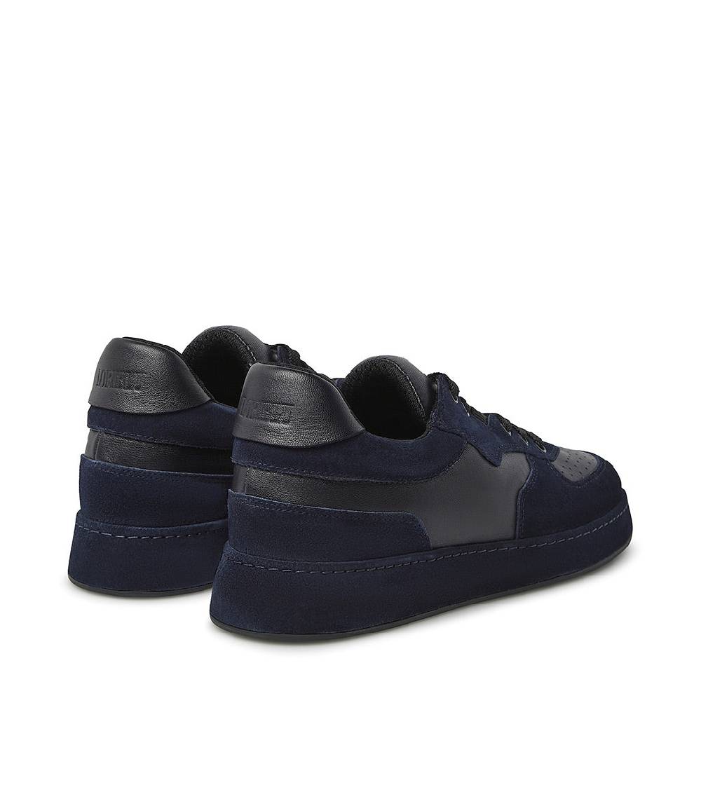 Loriblu Sneakers in nappa e camoscio blu scuro Prezzo Ridotto