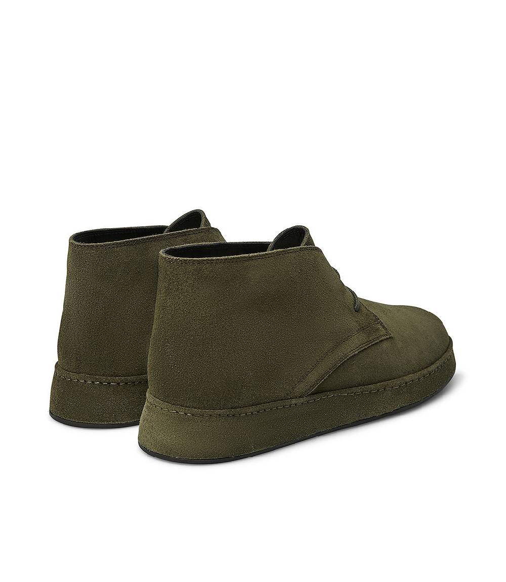 Loriblu Polacchini in pelle scamosciata verde Sconto