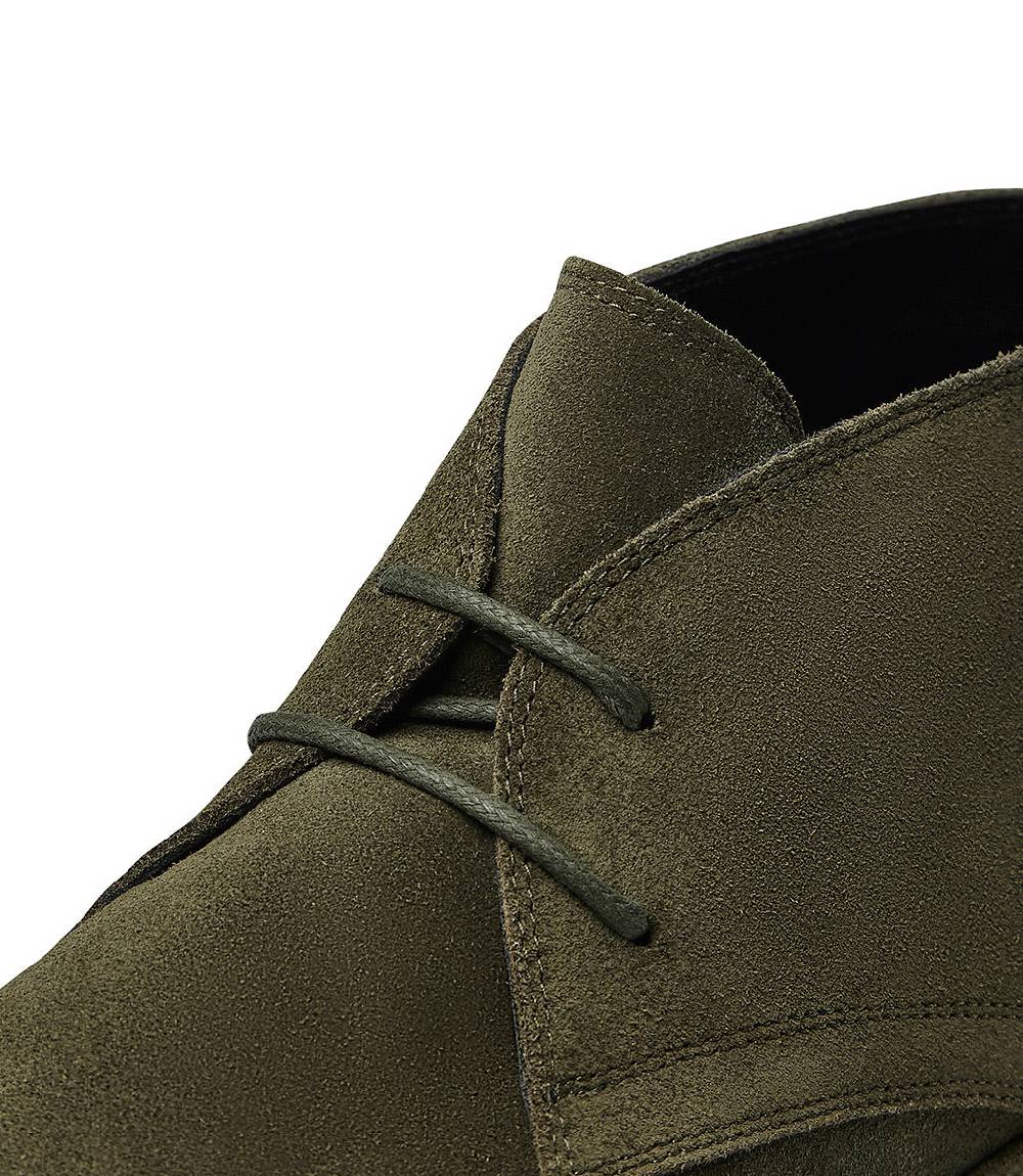 Loriblu Polacchini in pelle scamosciata verde Sconto