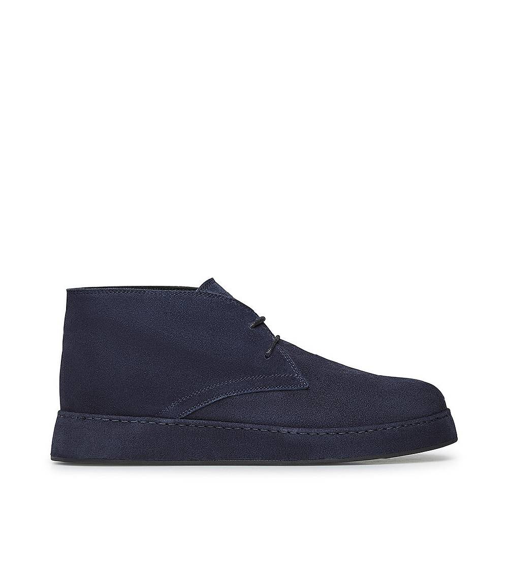 Loriblu Polacchini in pelle scamosciata blu