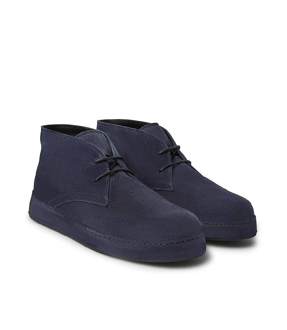 Loriblu Polacchini in pelle scamosciata blu Outlet