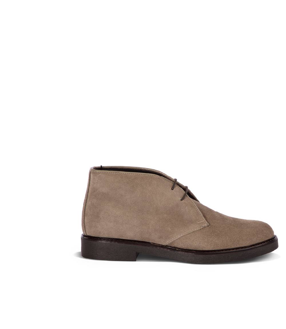 Loriblu Polacchini in camoscio beige