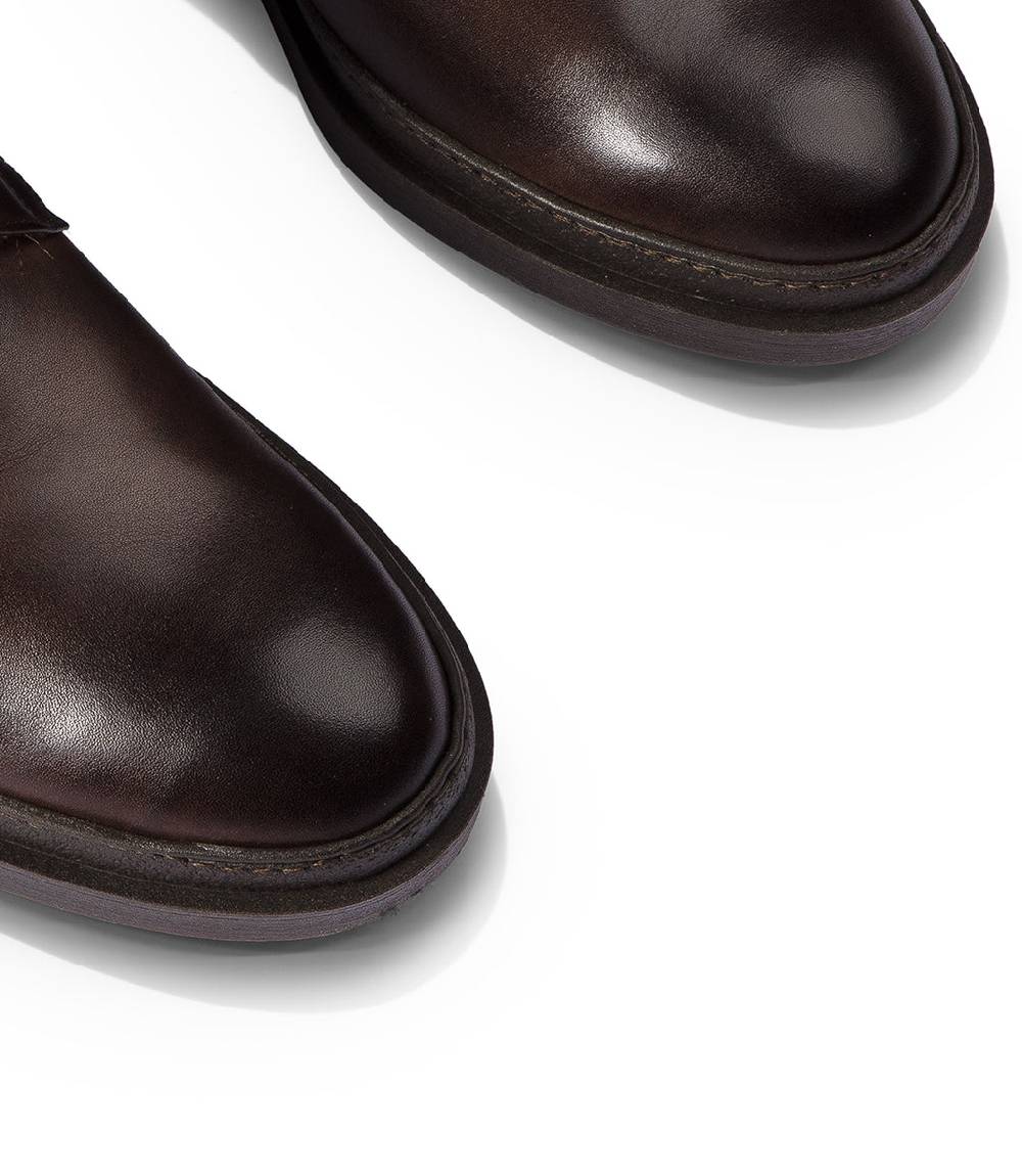 Loriblu Stivaletti in pelle marrone Vendita Calda