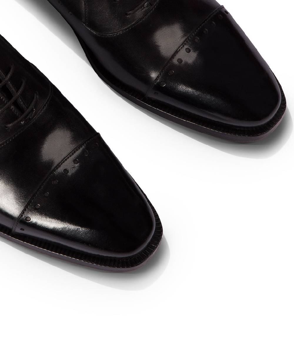 Loriblu Oxford in pelle nera brogue Vendite Flash