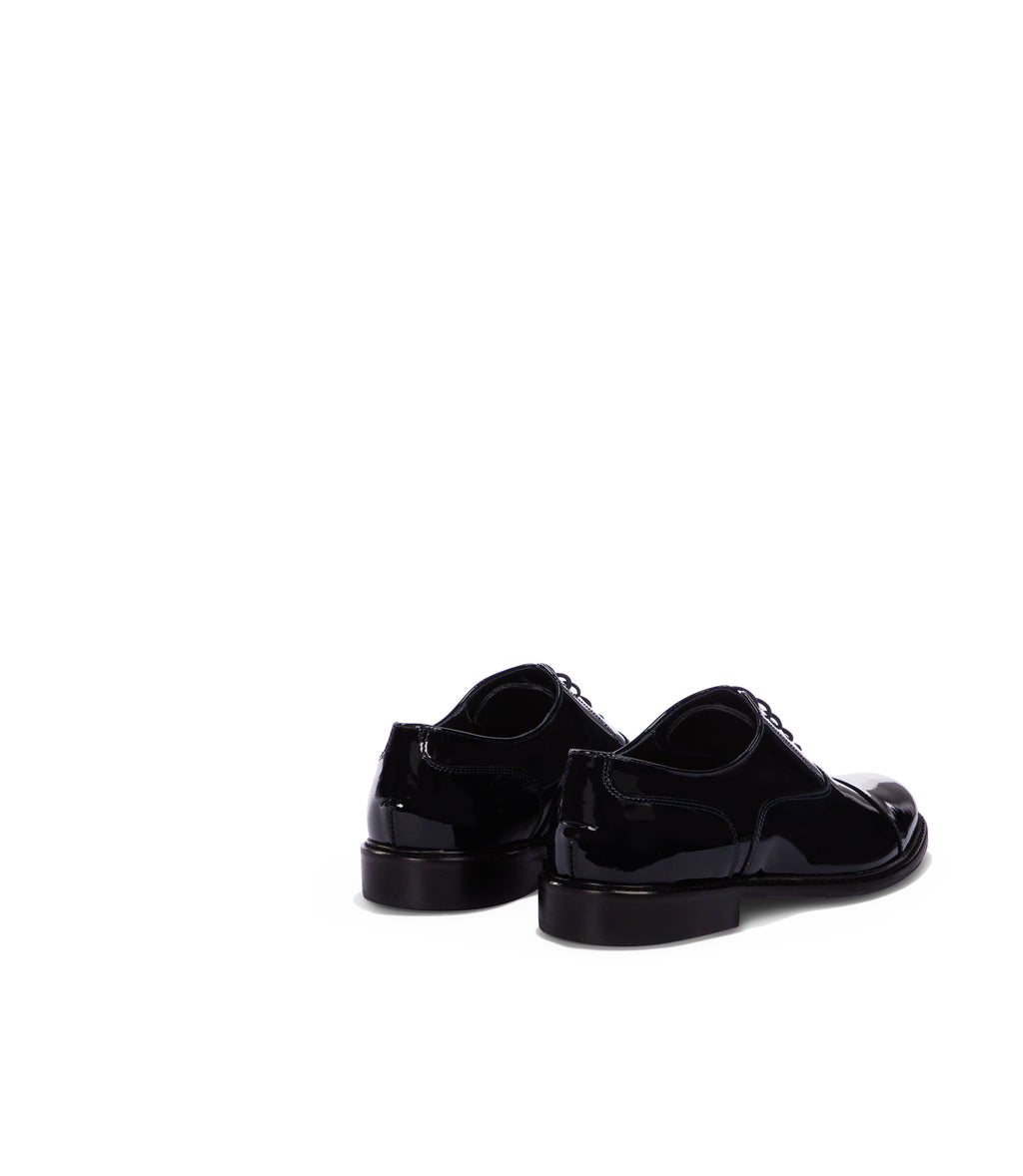 Loriblu Stringate oxford in vernice blu Promozione