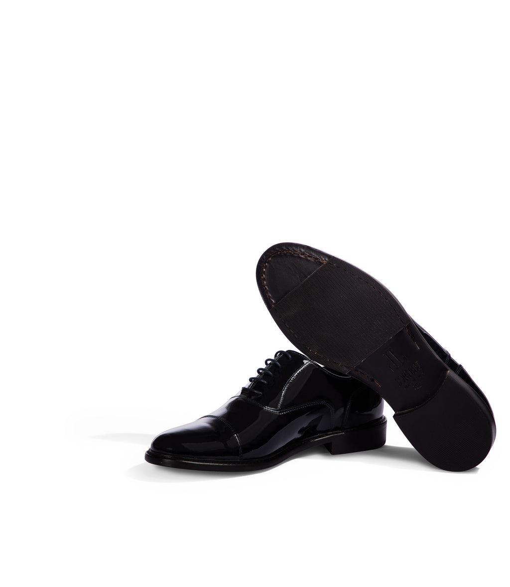 Loriblu Stringate oxford in vernice blu Promozione