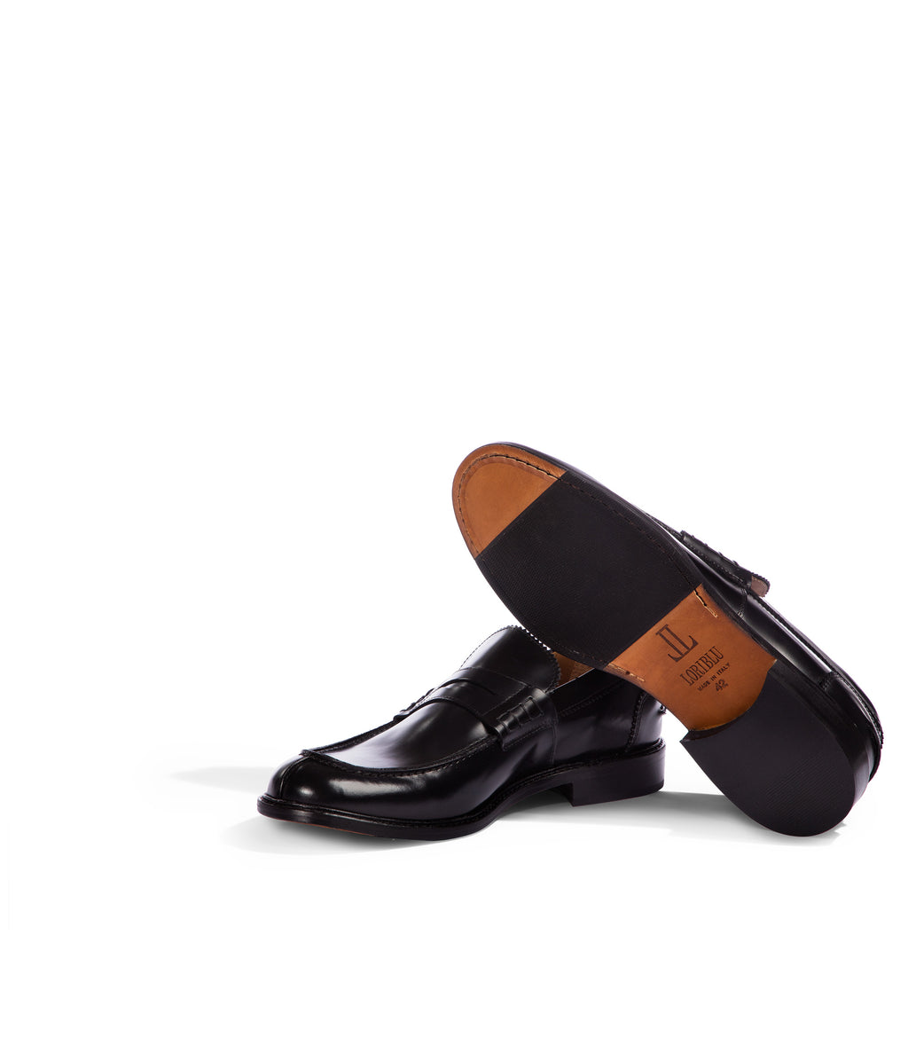 Loriblu Mocassini in pelle nera Pezzi Unici