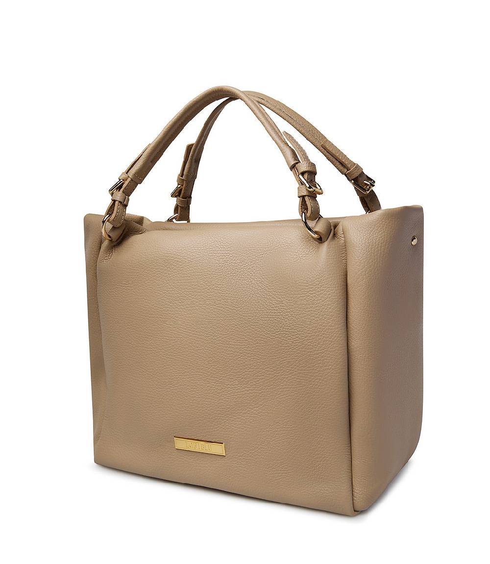 Loriblu Borsa beige in pelle martellata Convenienza