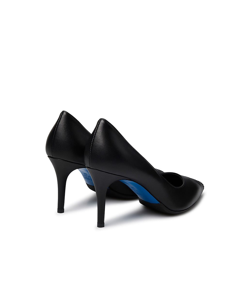 Loriblu Décolleté in nappa nera con cristalli Sconto