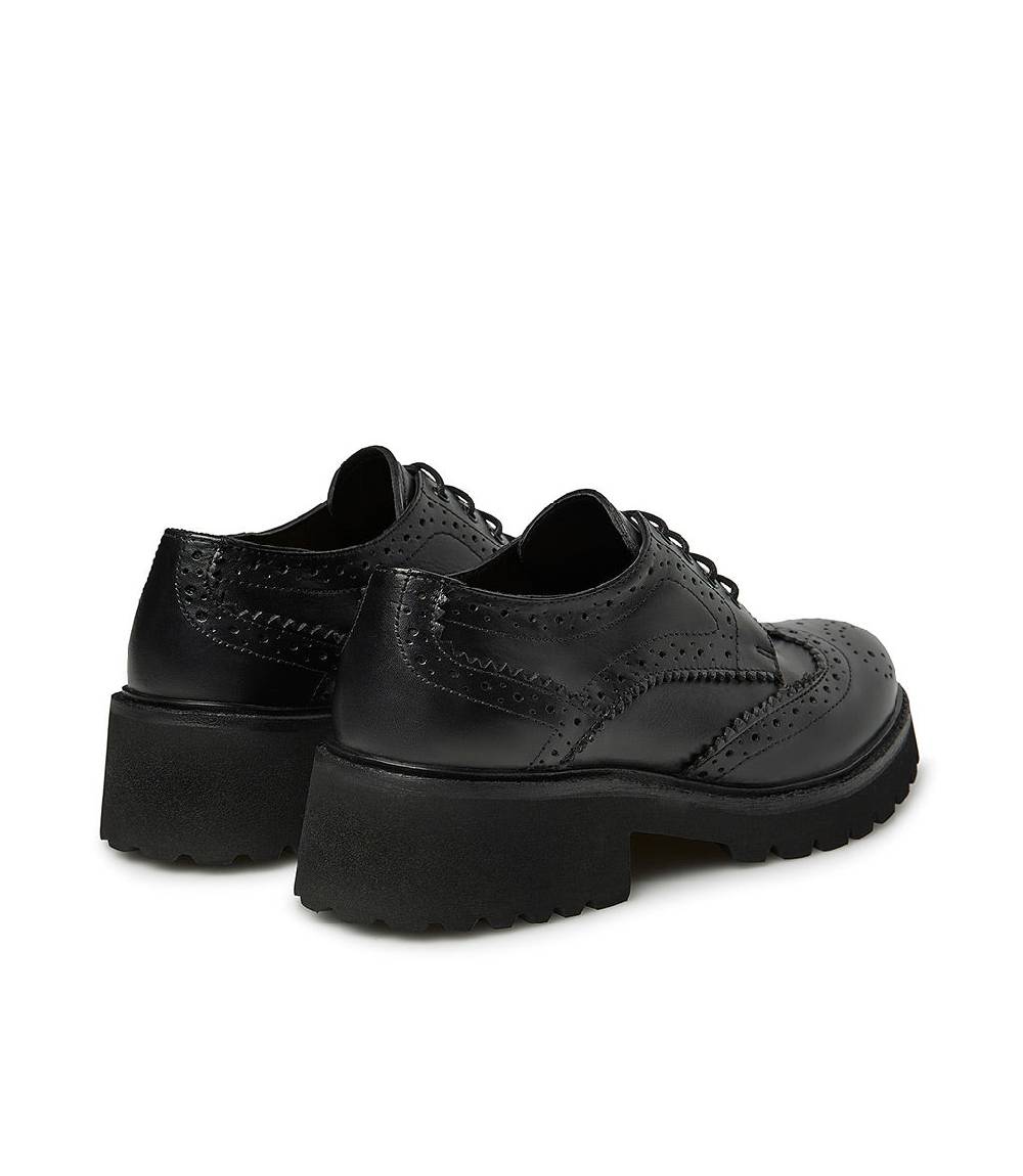 Loriblu Derby brogue in vitello nero 2025