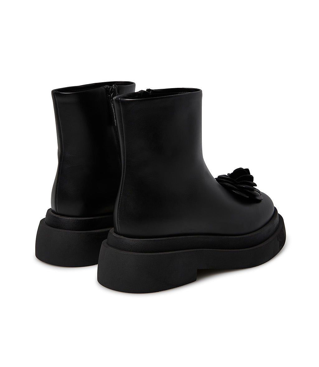 Loriblu Stivaletto in vitello nero con fiore Negozi Online