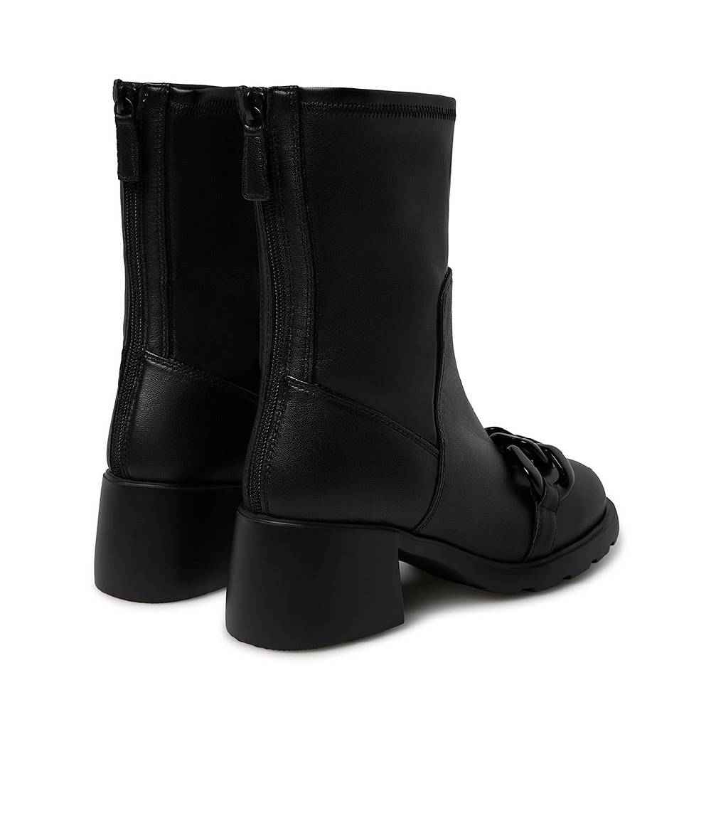 Loriblu Stivaletto in nappa nera con accessorio Consegna Veloce