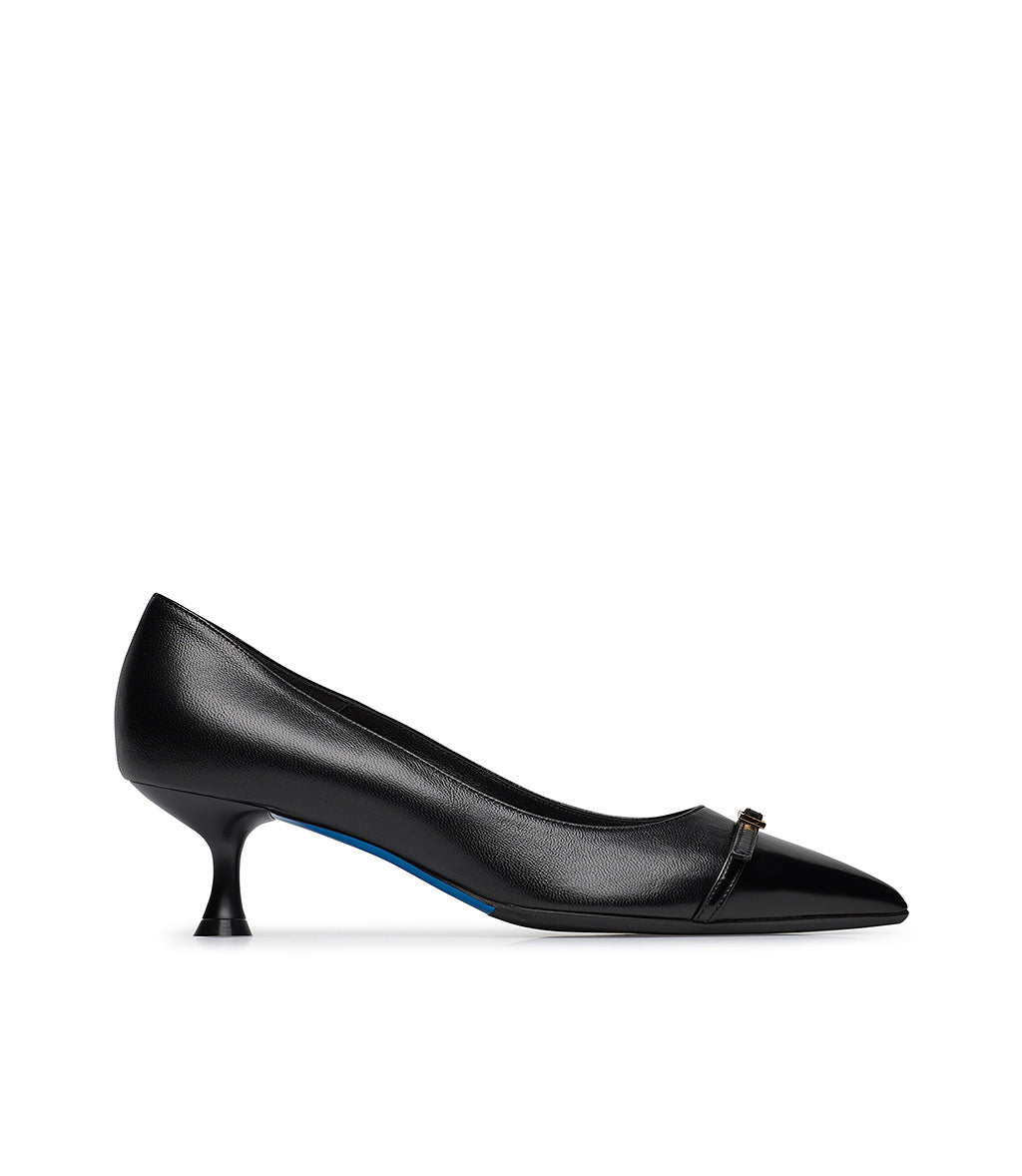 Loriblu Décolleté in nappa nera