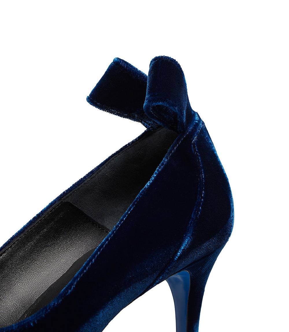 Loriblu Décolleté in velluto blu Novità