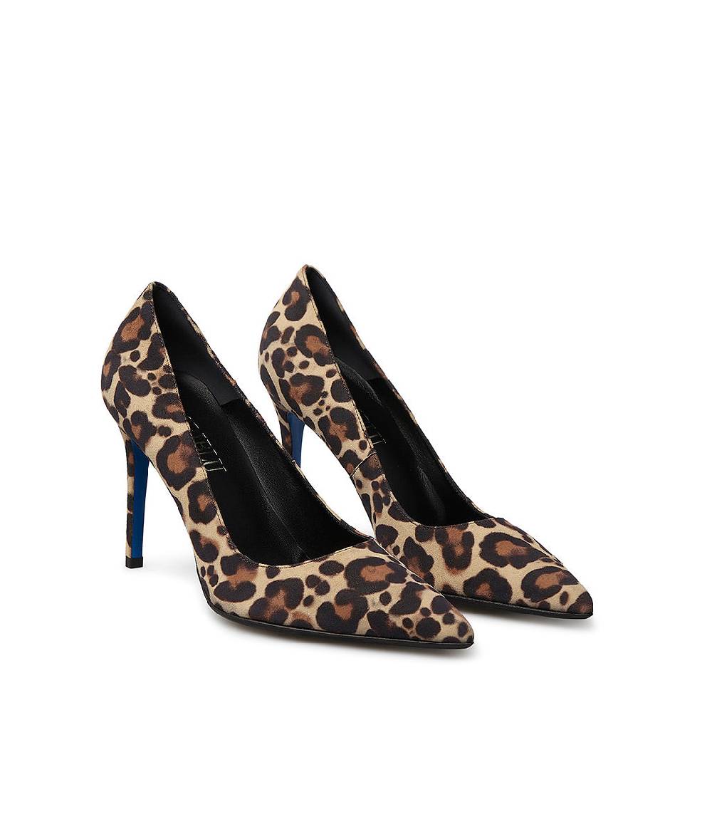 Loriblu Décolleté in camoscio stampa maculato Online