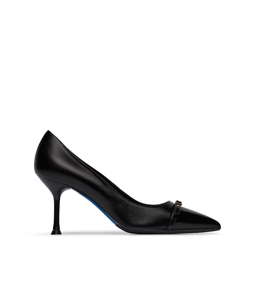 Loriblu Décolleté in nappa nera