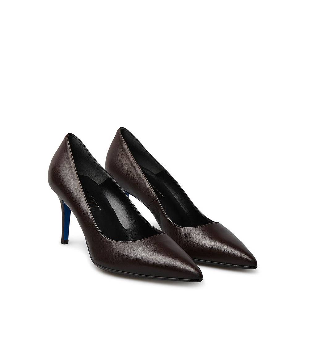 Loriblu Décolleté in nappa marrone TdM Pezzi Unici