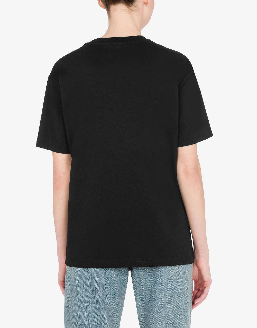 Love Moschino T-shirt in jersey organico Smiley® Italy