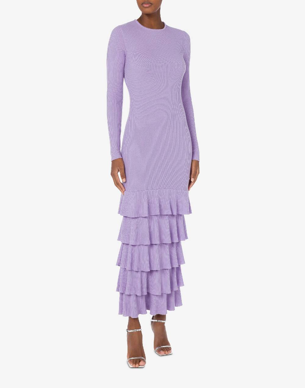 Love Moschino Abito in lana con ruches Vendita