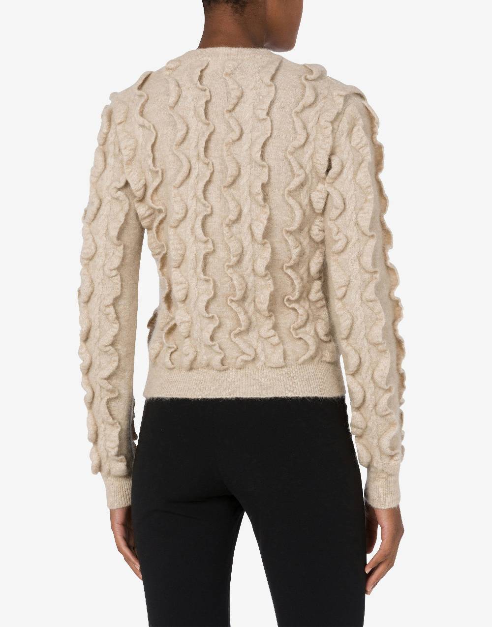 Love Moschino Pullover in mohair stretch Golden M Soddisfazione Garantita