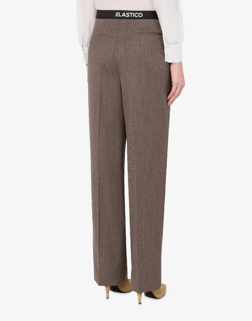 Love Moschino Pantalone in tela di lana Elastic Band Acquista Ora